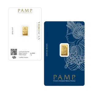1g PAMP Gold Bar