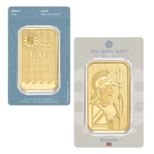 100g Royal Mint Gold Bar