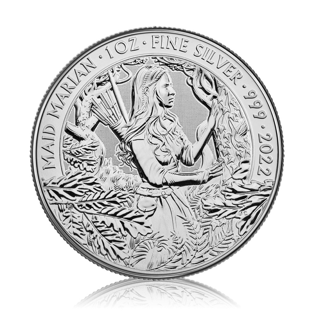 1oz Silver Royal Mint Maid Marian (2022)