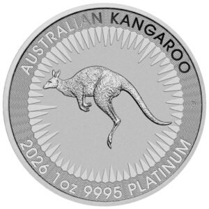 1oz Platinum Perth Mint Australian Kangaroo Coin (999.5)