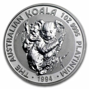 1oz Platinum Perth Mint Australian Koala (1994)