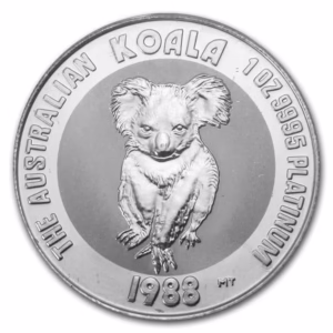 1oz Platinum Perth Mint Australian Koala (1988)