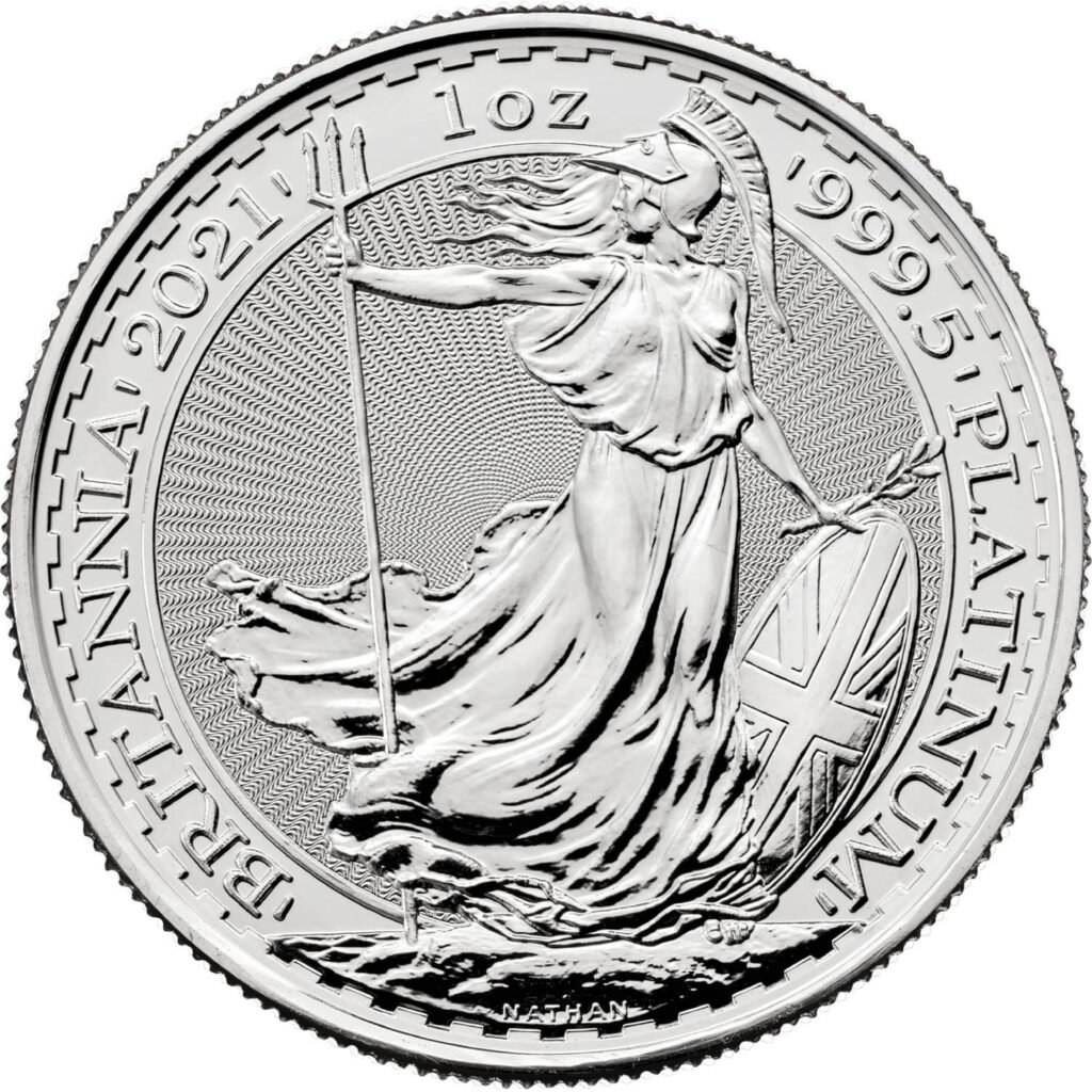 1oz Platinum Royal Mint Britannia (2021)