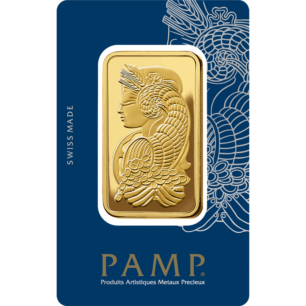 50g PAMP Rosa Investment Gold Bar
