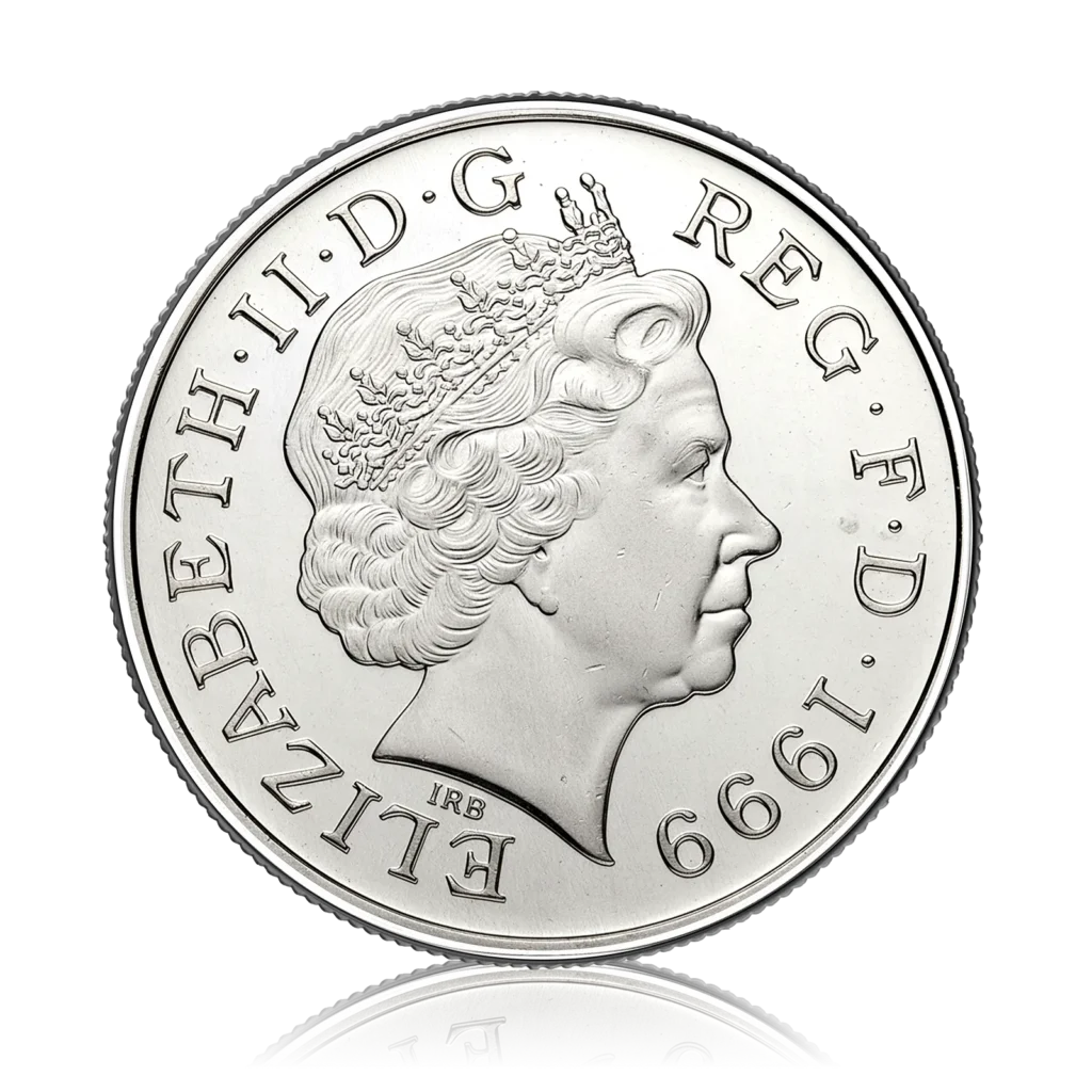 Elizabeth II In Memory of Diana, Princess of Wales Silver £5 Coin (1999)