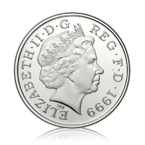 Elizabeth II In Memory of Diana, Princess of Wales Silver £5 Coin (1999)