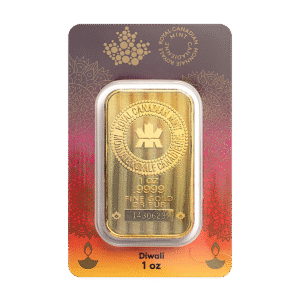 1oz Canadian Mint Investment Gold Bar (Diwali Edition)
