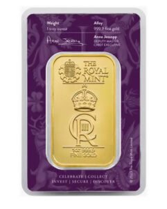 1 Oz Gold Royal Mint Tudor Beast Collection Bar (999.9)