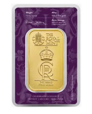 1 Oz Gold Royal Mint Tudor Beast Collection Bar (999.9)