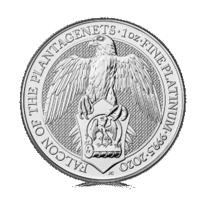 1oz Platinum Queen's Beast (Falcon Of The Plantagenets)