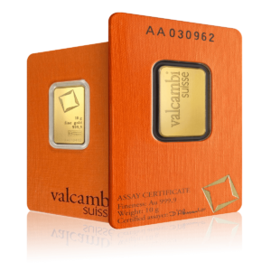 10g Valcambi Gold Investment Bar (999.9)