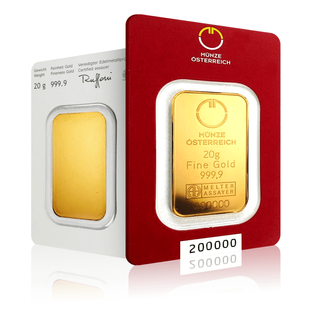 20g Münze Österreich Investment Gold Bar