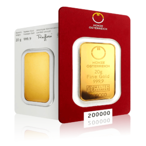 20g Münze Österreich Investment Gold Bar