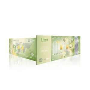 0.2g Cash Gold Karat Bar Bullion Note (999.9)