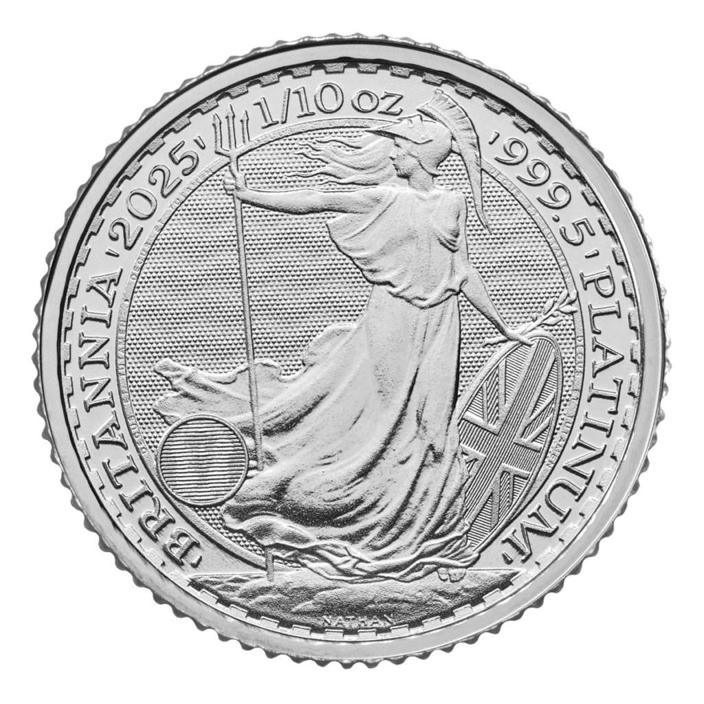 1/10th Oz Platinum Royal Mint Britannia King Charles lll (2025)