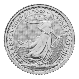 1/10th Oz Platinum Royal Mint Britannia King Charles lll (2025)