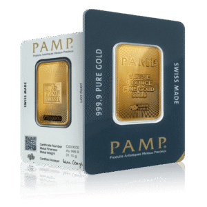 1oz PAMP Gold Investment Bar – New Design (999.9)