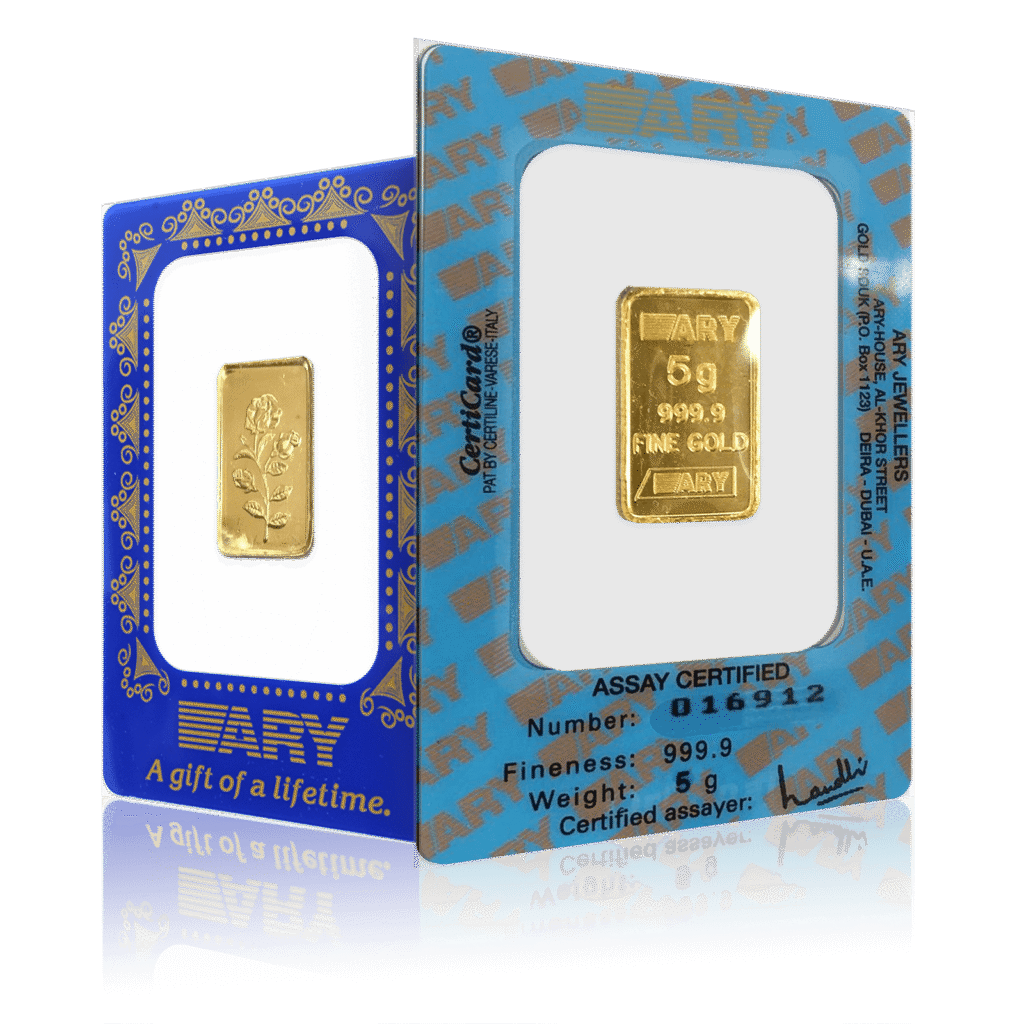 5g ARY Investment Fine Gold Bar (999.9)
