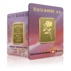 5g Valcambi Rose Investment Gold Bar (999.9)