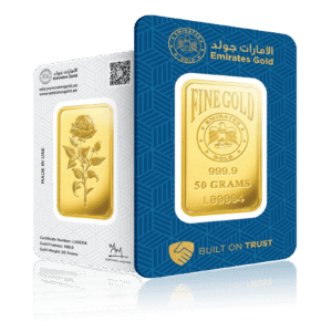 50g Emirates Gold Investment Gold Bar (999.9)