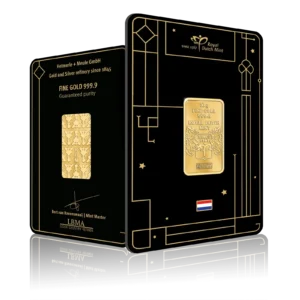 10g Royal Dutch Mint Investment Fine Gold Bar (999.9)