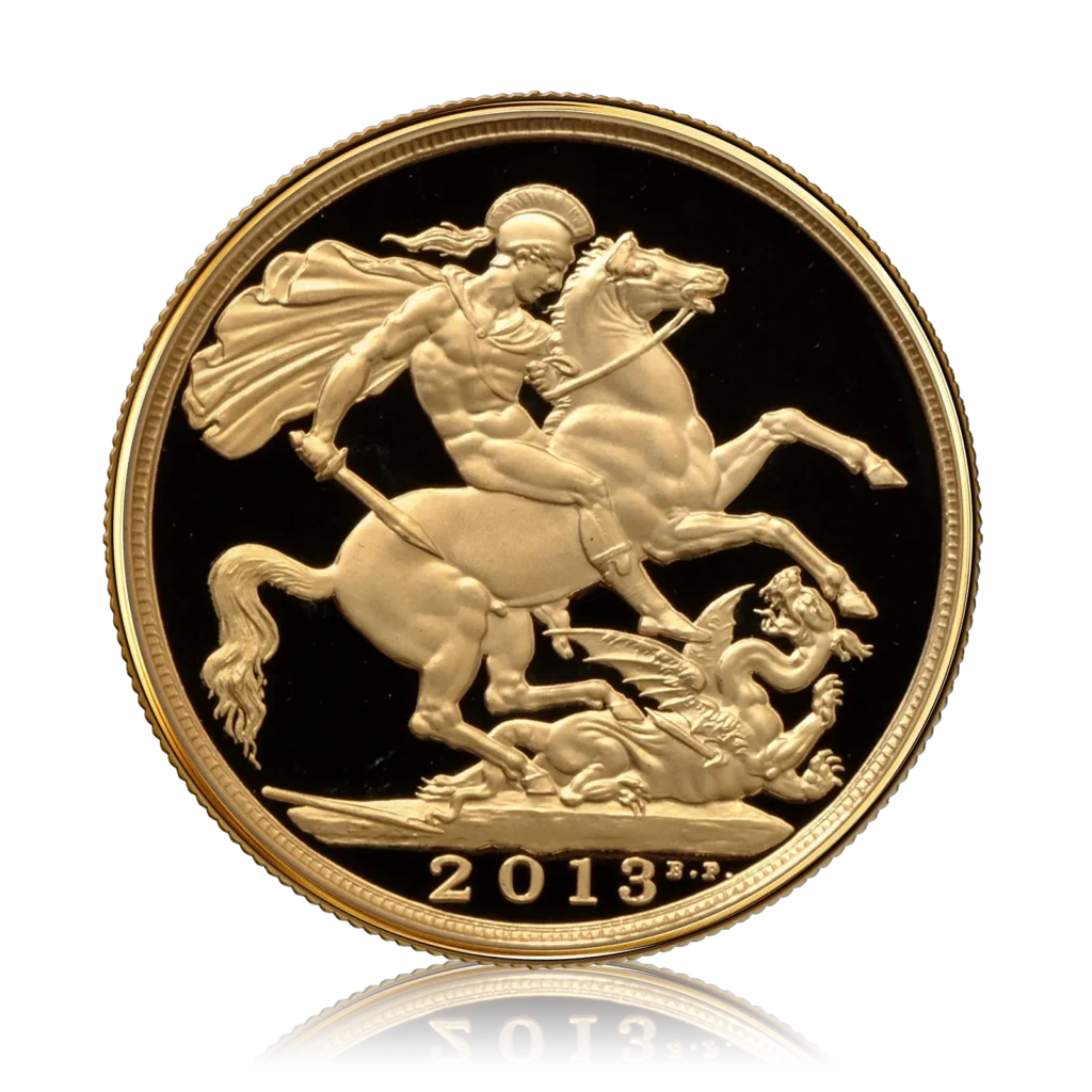 Gold Proof Double Sovereign (2013)