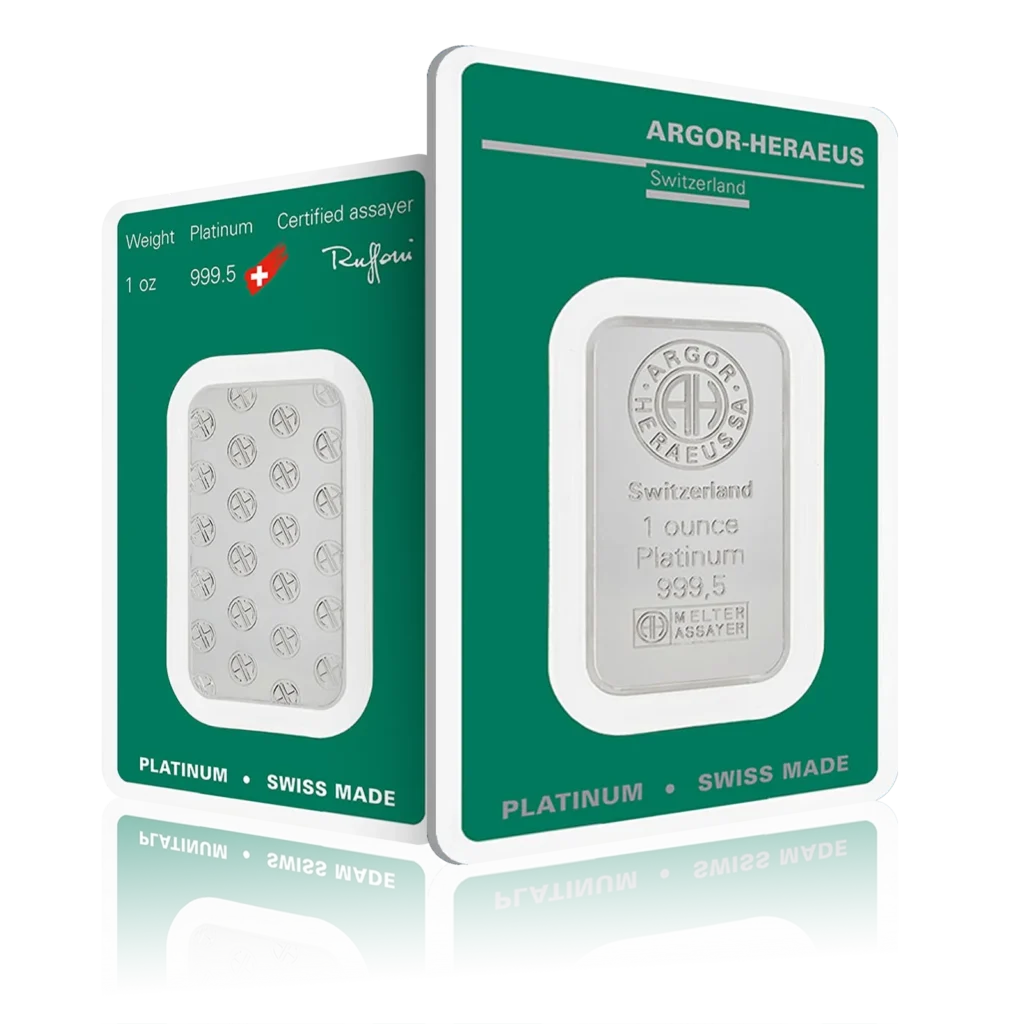 1oz Argor-Heraeus Platinum Bar