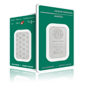 1oz Argor-Heraeus Platinum Bar
