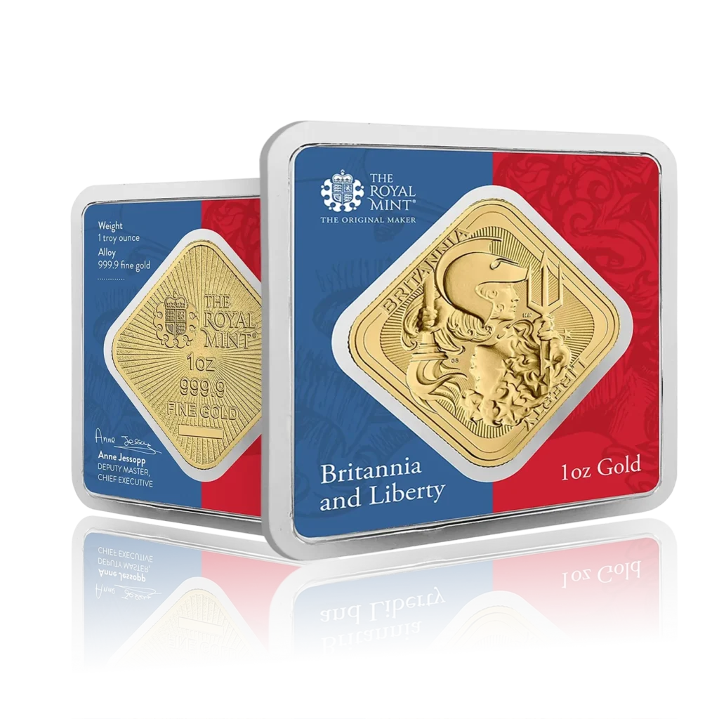 1oz Gold Royal Mint Britannia & Liberty