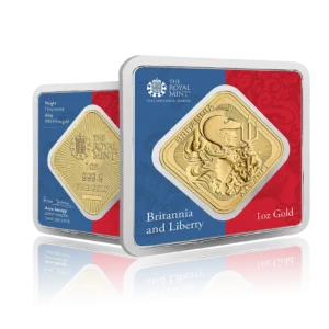 1oz Gold Royal Mint Britannia & Liberty