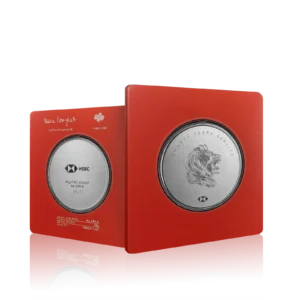 40g Silver PAMP HSBC 20 Years of Service Coin in Card