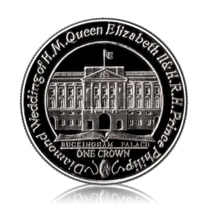 Silver Proof One Crown Falkland Islands Coin