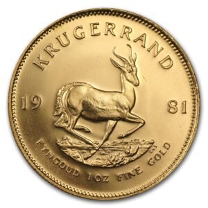 1oz Gold South African Krugerrand (1981)