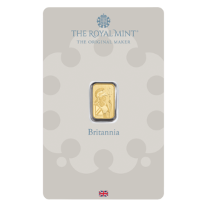 1g Royal Mint Britannia Gold Bar (999.9)