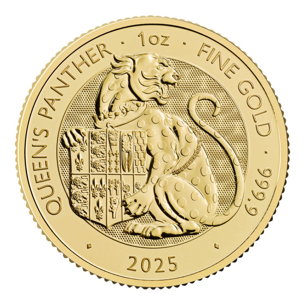 1 oz Gold Royal Mint Tudor Beast Queen’s Panther (2025)
