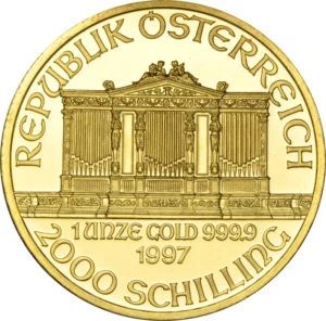 1oz Gold Austrian Philharmonic (1997)