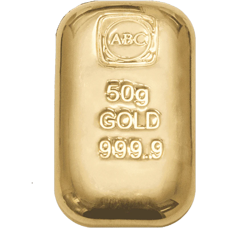 50g Gold Cast Bar (Best Value)