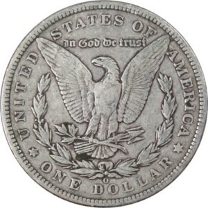 Uncirculated US Morgan Liberty Silver Dollar PCS Graded (1897)