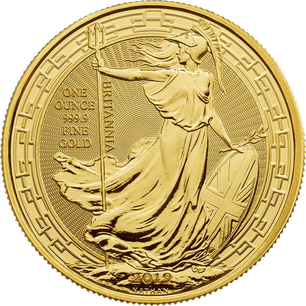 1oz Gold Royal Mint Britannia Oriental Border (2019)