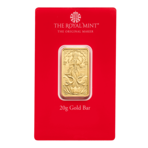20g Royal Mint Laxmi Gold Bar (999.9)