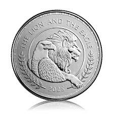 1oz Silver Royal Mint British Lion & US Eagle (2025)