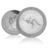1oz Silver Australian Kangaroo Tube of 25 Coins (2023)
