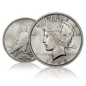 Silver US Morgan Peace Dollar (1925)