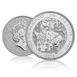 2oz Silver Tudor Beast Yale of Beaufort Tube Of 10 (2023)