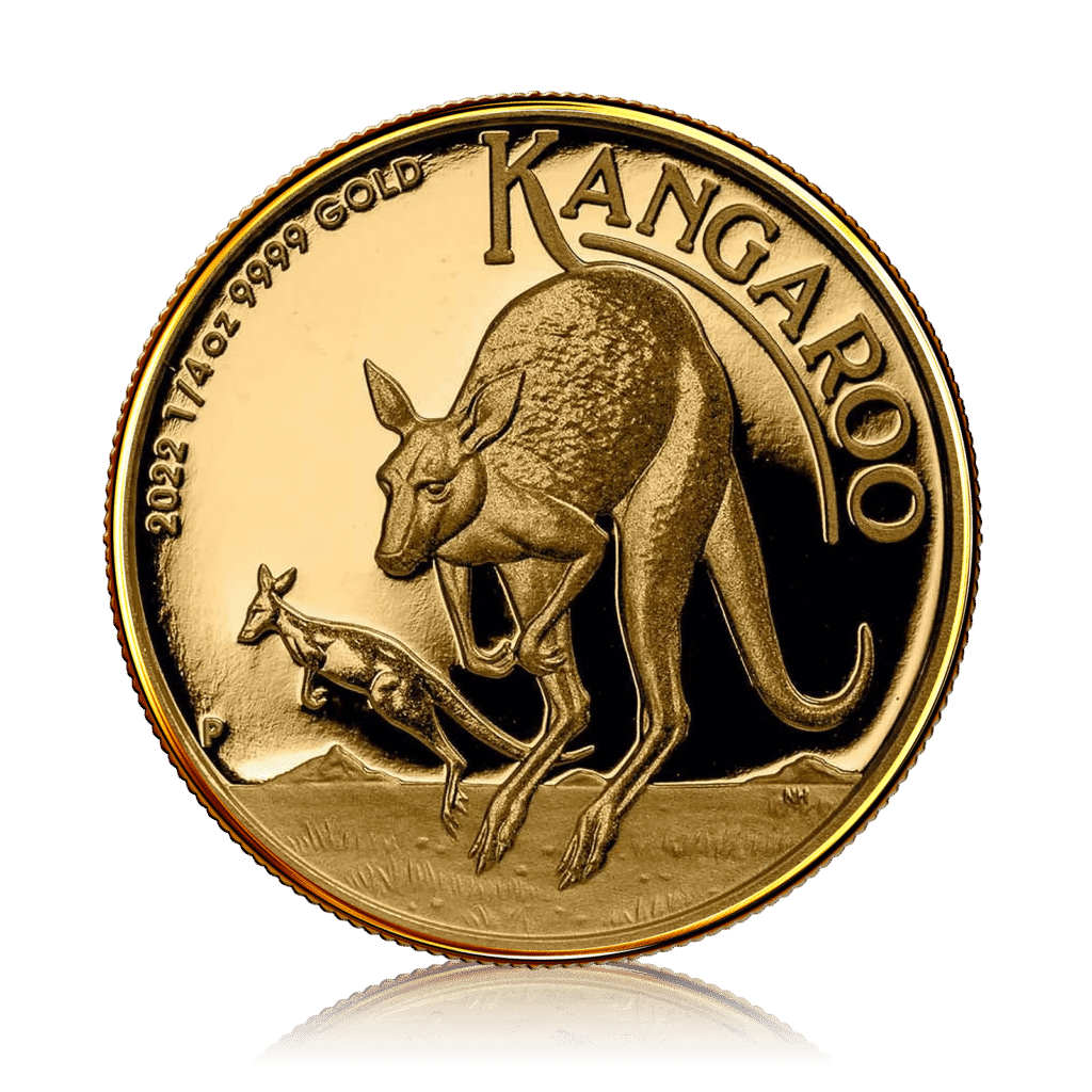 1/4 Ounce Gold Perth Mint Kangaroo (2022)