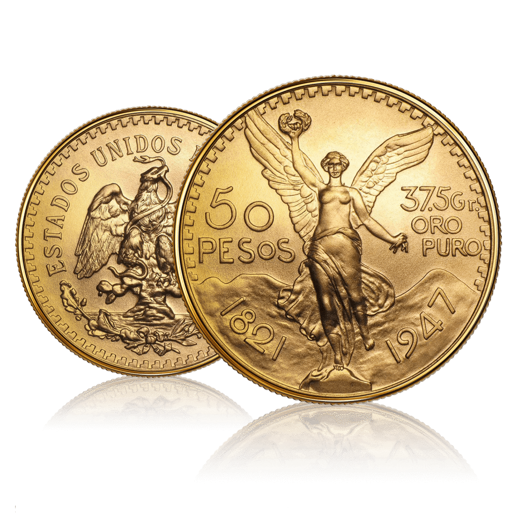 50 Mexican Pesos Gold Coin (1821-1944)