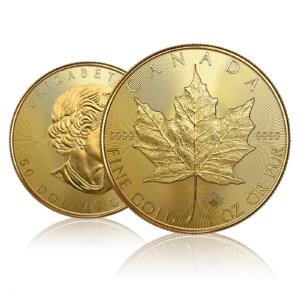 1oz Gold Canadian Maple Leaf (2020)