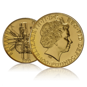 1oz Gold Britannia Queen Elizabeth II (2011)