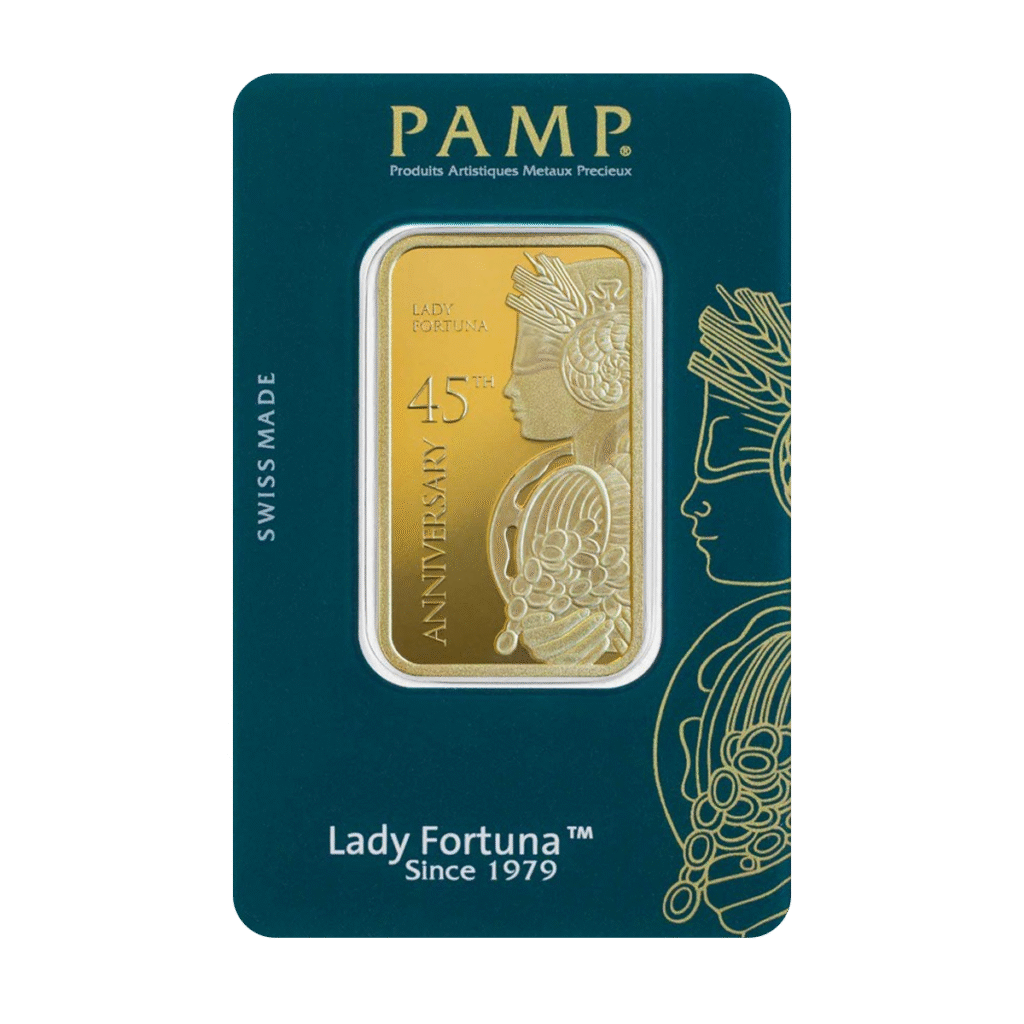 1oz Gold PAMP Fortuna 45th Annivarsary (2024)