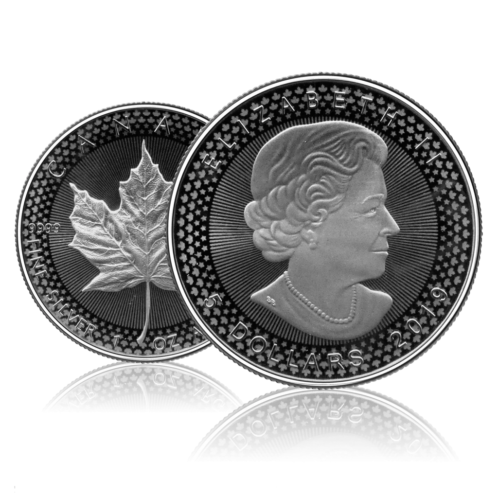 1 Oz Silver Canadian Maple Leaf Special Version (2019)